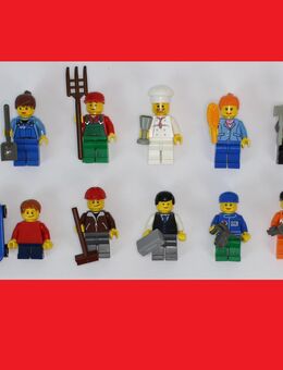10 LEGO Figuren aus dem Thema Stadt mit Zubehör und Kopfbedeckung Männchen Figur City Stadtbewohner Set Stück Spielfigur - Gaggenau
