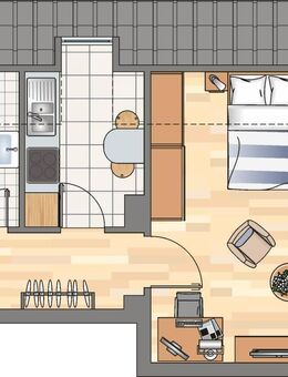 Demnächst frei! 1-Zimmer-Wohnung in Hattingen Stadtmitte - Hattingen