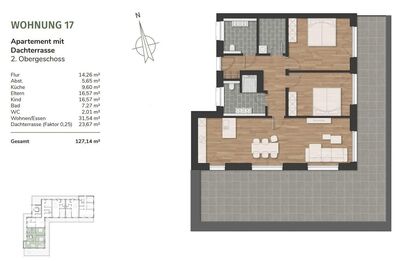 Wohnen am Urwald - 17 moderne Eigentumswohnungen in Neuenburg - Wohnung 17