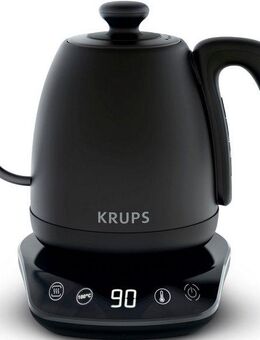 Krups Wasserkocher BW9238 Café Control Gooseneck, 1 l, 1200 W, Schwanenhals-Auslauf, 1 L, digitale Anzeige, 8 Einstellungen