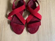 Sandalen rot Sommer Schuhe 36 getragen - Recklinghausen