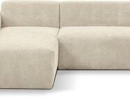 WERK2 Ecksofa Zeus-L modern und zeitlos, Breite 253cm, bequemes Sofa, Curvy Trend Ecksofa mit urbaner Optik