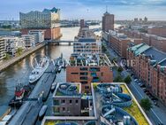 Den Hafen vor der Tür, die Elbphilharmonie im Blick. - Hamburg