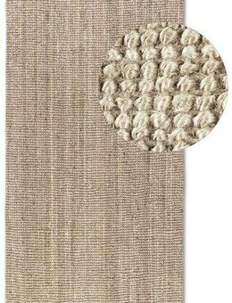 HANSE Home Läufer Jaipur, rechteckig, Höhe: 10 mm, Jute, Natur, Wohnzimmer, Esszimmer, Schlafzimmer, Flur, Modern, Boho