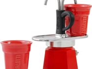 BIALETTI Espressokocher Mini Express, 0,09l Kaffeekanne, (1 Espressokocher Mini Express + 2 Espressobecher, 90 ml)