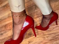 Damen High Heels Juliet Gr. 39 rot Lack Glanz zu verkaufen 😍🤩 - München