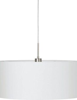 EGLO Hängeleuchte PASTERI, Leuchtmittel wechselbar, ohne Leuchtmittel, Lampe aus Stoff / Ø53 x H110 cm / exkl. 1 x E27 (je max. 60W)
