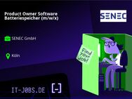 Product Owner Software Batteriespeicher (m/w/x) - Köln