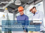 Referent/in (m/w/d) für die Bereiche Wettbewerb und Vergabe sowie Stadtplanung - Düsseldorf