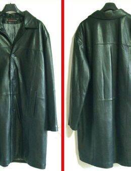 ❗neuw. langer schwarzer Herren-Ledermantel Gr. 58 v. Mainpol - Dassel