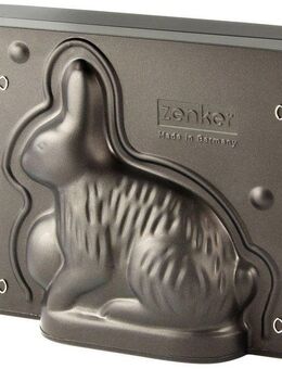 Zenker Backform Hase, Hasenbackform – Osterbackform, 3D-Backform, Antihaftbeschichtet, 600ml