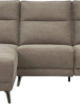 INOSIGN Ecksofa TAYLER 3-Sitzer, L-Form (Breite 239cm), elektr. Relaxfunktion, USB A/C, und Recamiere, Liegefunktion durch Recliner, Federkernpolsterung