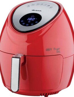 Ariete Heißluftfritteuse 4618R Airy Fryer XXL rot, 1800 W, 7 voreingestellte Programme, Temperatur von 80° C bis 200° C