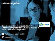 Rechtsanwaltsfachangestellte/r / Notarfachangestellte/r (m/w/d) Patent- & Schutzrechts-Management - Hamburg
