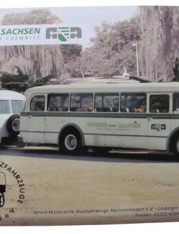 Autobus GmbH Sachsen - Regionalverkehr Chemnitz - Blechpostkarte - Doberschütz