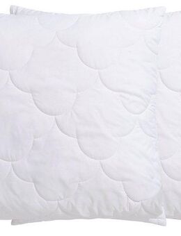 my home Microfaserkissen Mondschein, Kopfkissen 40x80 cm, 80x80 cm und weitere Größen, Füllung: Faserbällchen aus Polyester, Bezug: Microfaser, Rückenschläfer, Seitenschläfer, Spar-Set, 2-tlg., Kissen im Spar-Set, allergiker geeignet (für...