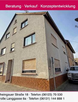 Romantische Hofreite mit zahlreichen Möglichkeiten Bestehend aus großem Wohnhaus, Nebengebäude, Scheune und Stall - Wöllstein