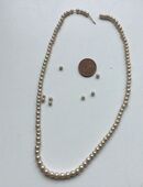 Damen Perlen Halskette Vintage Defekt ohne Verschluss in 36043