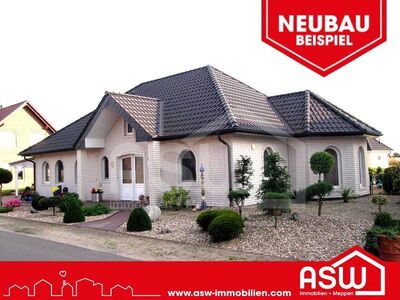 Musterhaus! Luxus Landhaus Villa mit massiver Garage, Rundfenster und schönem Eingangsgiebel in Twist gelegen!