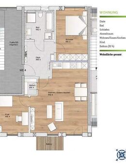 PREISREDUZIERUNG: Stilvolle 3-Zimmer-Wohnung direkt an der Amper! Helle Räume, moderne Ausstattung. - Dachau