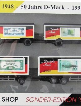 Post Museum Shop - Edition 1998-50 Jahre D-Mark - Set mit 2 Fahrzeugen - von Wiking - Doberschütz