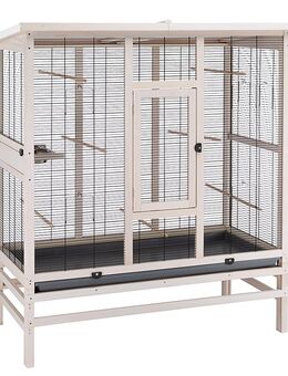 Ferplast Vogelvoliere Bella Casa - Größe L: L 131,5 x B 67 x H 153 cm (2 Pakete*)