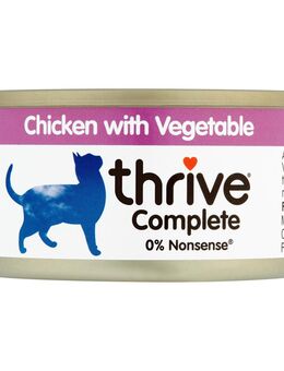 2-fach zooPunkte auf 6 x 75 g / 12 x 75 g Thrive Complete - Huhn mit Gemüse (6 x 75 g)