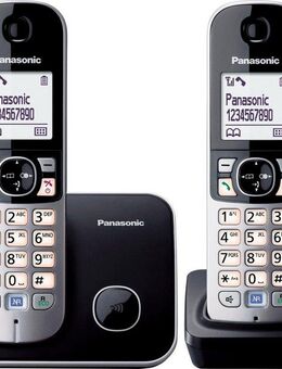 Panasonic KX-TG6812GB Schnurloses DECT-Telefon (mit Anrufer- und Wahlsperre)