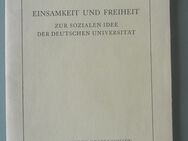 H. Schelsky: Einsamkeit u. Freiheit. Zur sozialen Idee d. dt. Universität (1960) - Münster