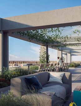 Kompakte 2-Zi.-Whg mit Balkon über gesamte Wohnungsbreite zum grünen Innenhof - München