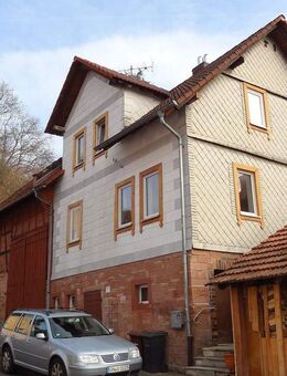 Charmantes ökologisches Fachwerkhaus mit Scheune und modernem Hydro-Kamin-System - Biebergemünd