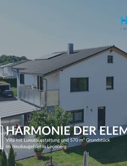 HARMONIE DER ELEMENTE - Villa mit Luxusausstattung und 570 m² Grundstück im Neubaugebiet in Leonberg - Leonberg (Baden-Württemberg)
