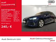 Audi A3, Sportback S line 30 TFSI Syst, Jahr 2022 - Ulm