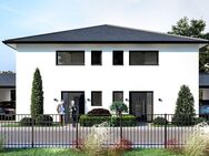 Elegante Walmdach Neubau Doppelhaushälfte mit 2 Bädern & 5 Zimmern in Toplage Erding - Erding