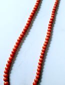 Vintage Halskette mit Korallenperlen, antik in 12207