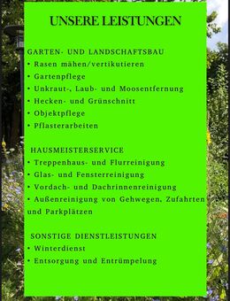 Ihr Garten & Ihre Immobilie – perfekt gepflegt - Rheine