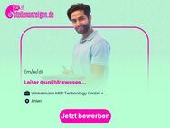 Leiter Qualitätswesen (m/w/d) - Ahlen