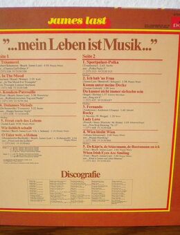 James Last-Mein Leben ist Musik-Vinyl-LP,1976,mit Gesamtkatalog ! - Linnich