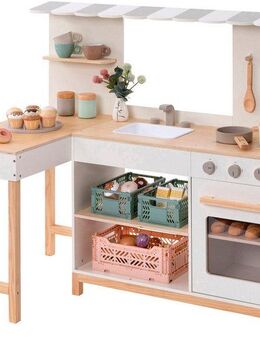 MUSTERKIND® Spielküche Robusta Holz, Kunststoff, FSC® - schützt Wald