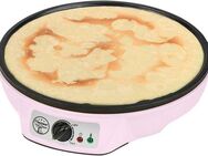 bestron Crêpesmaker ASW602 im Retro Design, für Crepes mit Ø 30 cm, 1000 W, Ø 30 cm, inkl. Teigverteiler & Crêpes-Wender, Antihaftbeschichtung