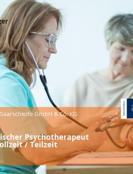 Psychologischer Psychotherapeut (m/w/d) Vollzeit / Teilzeit - Mettlach