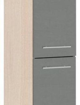 OPTIFIT Apothekerschrank Bern 30 cm breit, 176 cm hoch, höhenverstellbare Stellfüße, Metallgriffe