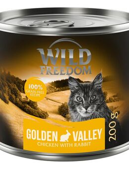Sparpaket Wild Freedom Adult 12 x 200 g - Golden Valley - Kaninchen & Huhn