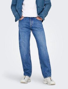 ONLY & SONS Regular-fit-Jeans ONSEDGE STRAIGHT BROMO 0017 DOT DNM NOOS