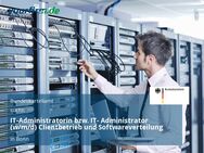 IT-Administratorin bzw. IT- Administrator (w/m/d) Clientbetrieb und Softwareverteilung - Bonn