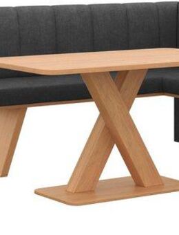 Home affaire Eckbankgruppe Nina, (Set, 4-tlg., 4er), Sitzgruppe Esszimmer Stühle Tisch und Bank bequem gepolstert