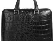 Cluty Aktentasche, echt Leder, Made in Italy