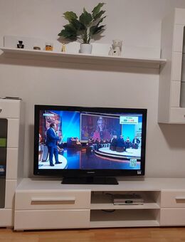 Weiße Wohnwand/Schrank Set - Aachen