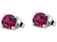 Firetti Paar Ohrstecker Schmuck Geschenk Silber 925 Ohrschmuck pink, mit Zirkonia (synth) in 00000