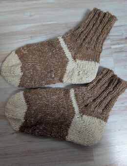 Kuschelsocken, Alpaka-Wolle, Größe 42 - 45 - Neetzka